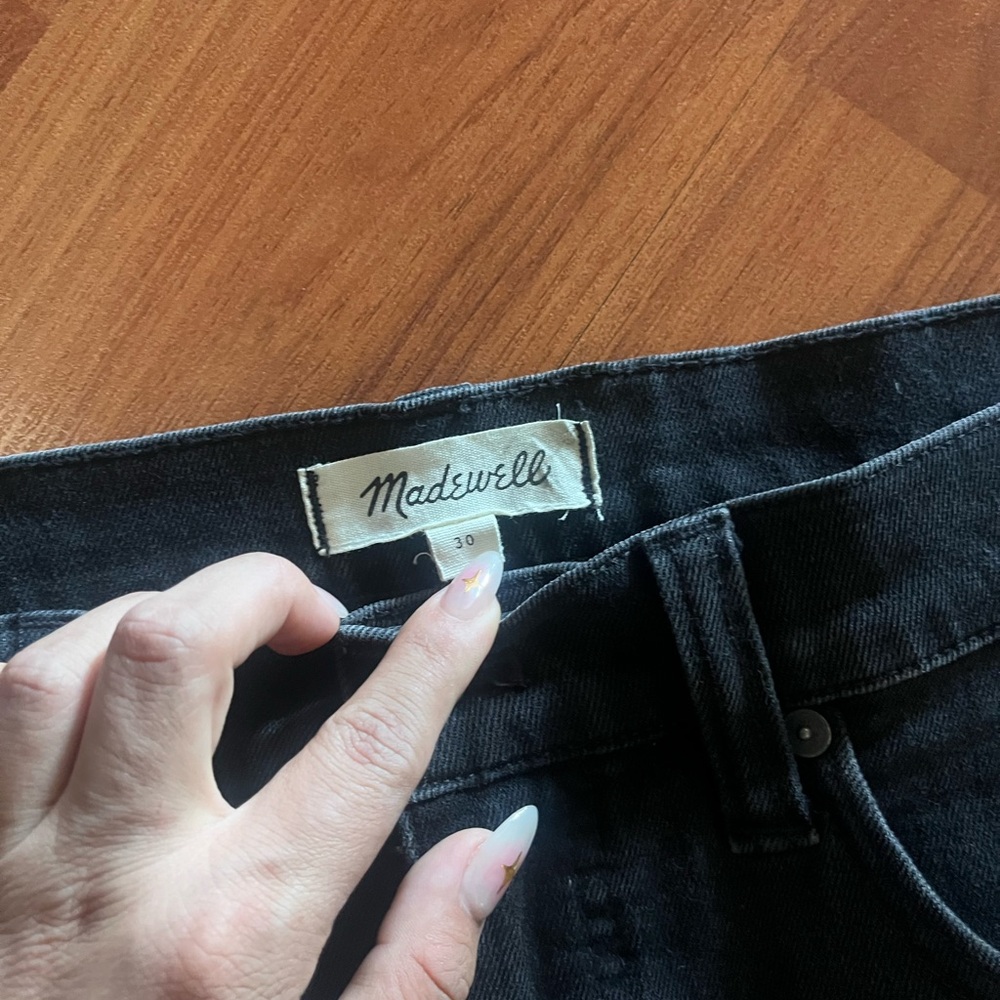 Madewell denim skirt